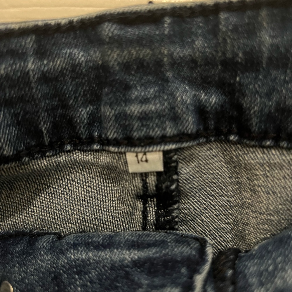 Moto Ribbed Distressed Jeans 14 - Picture 5 of 8
